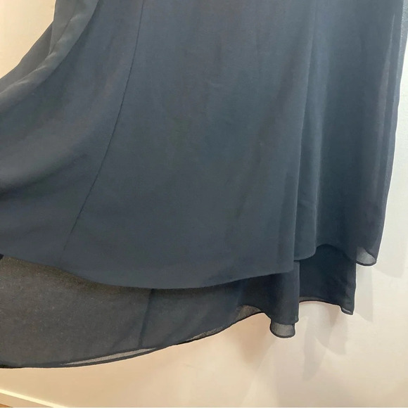 RIBKOFF TRENDS Sz 16 Double Layer Sheer Layer Zipper Closure Trumpet Skirt - Picture 3 of 13